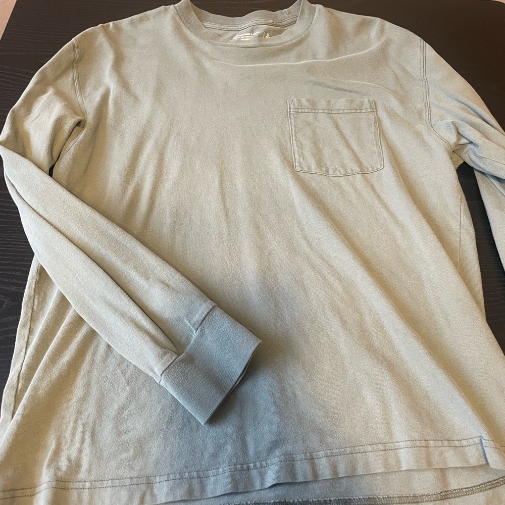 Abercrombie & Fitch Oversized Green Long Sleeve